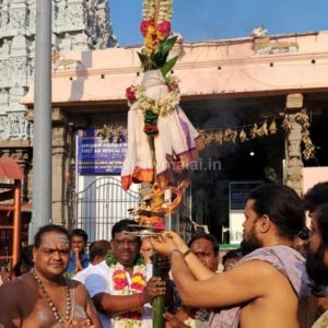 திருவண்ணாமலை அண்ணாமலையார் கோவிலில் சித்திரை வசந்த விழா பந்தக்கால் உற்சவம்!