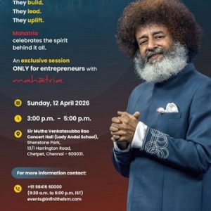 Infinitheism to Host Entrepreneurship Session in Chennai