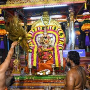 திருவண்ணாமலை அருள்மிகு அண்ணாமலையார் திருக்கோவிலில் நவராத்திரி  நான்காம் நாள்!