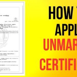 How to Apply for Unmarried Certificate Online Easily!!