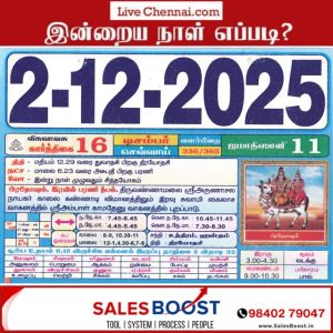 Auspicious (Nalla Neram) time today (Dec 02th)