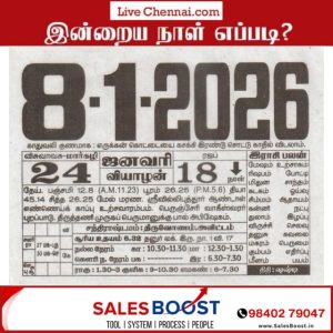 Auspicious (Nalla Neram) time today (Jan 08th)