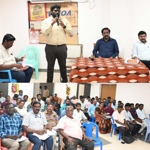 2026 தேர்தல் முன்னிட்டு போளூரில் ஆய்வு கூட்டம்!