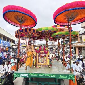 திருவண்ணாமலை தீபத் திருவிழாவில் பல்லாவரம் அருணாச்சலா சேவா அறக்கட்டளையின் திருக்குடை உபய நிகழ்வு!